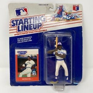 Vintage Starting Lineup Sports Superstar Collectible Blue Jays - George Bell